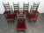 Vintage Spanish Chairs in Wood, Set of 8 For Sale - Image 3 of 9