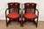 An exceptional pair of Arts & Crafts or Prairie style barrel chairs By Frank Lloyd Wright for Cassina Italy, 1989...