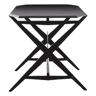 Cavalletto Table in Black Stained Wood by Franco Albini for Cassina For Sale
