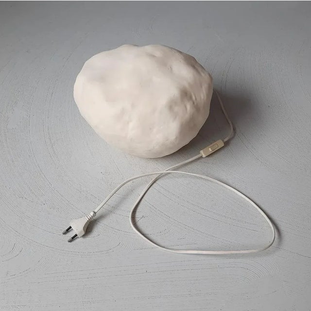 Plastic Stone Table Lamp from Heico, 1980s For Sale - Image 4 of 8