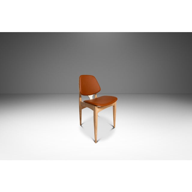 Arne Vodder Rare Set of Four (4) Mid-Century Modern Multi-Colored Dining Chairs by Elliots of Newbury After Arne Vodder, England, C. 1960's For Sale - Image 4 of 15