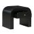 Transitional Hump Black Nightstand For Sale - Image 3 of 8