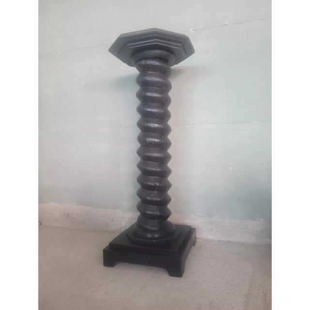 Lacquered Vase Column For Sale - Image 9 of 15