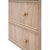 Highland Open Shelf 2-Drawer Natural Oak Nightstand For Sale - Image 4 of 8