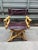Mid Century Bamboo and Leather Director’s Chairs- Set of 3 For Sale In Raleigh - Image 6 of 12