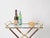 Metal Mid-Century Modern Bar Cart in Brass and Wood by Cesare Lacca, Italy, 1950s For Sale - Image 7 of 14