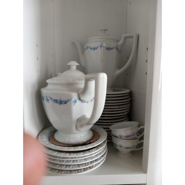 New 1970s Rosenthal Porcelain T With Blue Garland - 96 Piece Set For Sale - Image 12 of 16