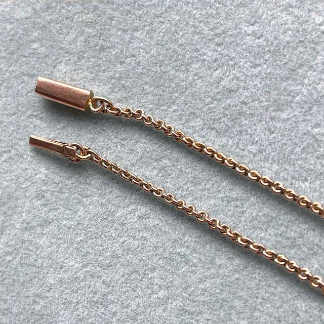 1910s Antique Silver Gilt Zircon Garnet Necklace For Sale In Madison - Image 6 of 7