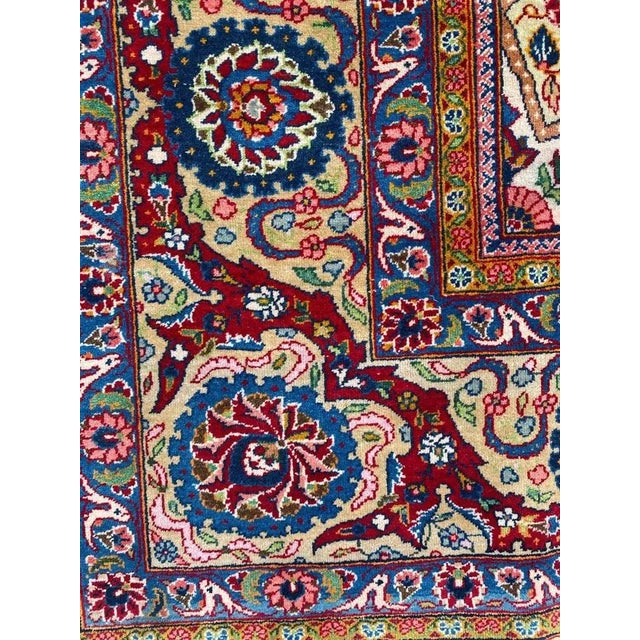 Large Mid-Century Kashan Rug For Sale - Image 4 of 18