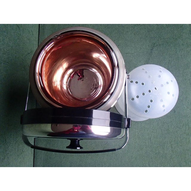 Art Deco SIlver-Plated Ice Bucket with Insert from Erhard, 1940s For Sale - Image 4 of 12