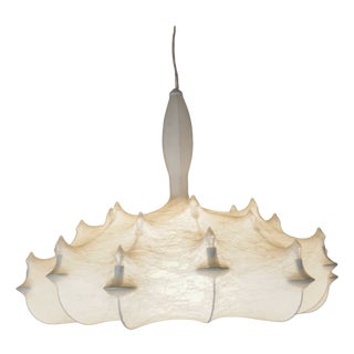 Flos Zeppelin S1 Pendant Chandelier Light by Marcel Wanders, Faceted Crystal Globe For Sale