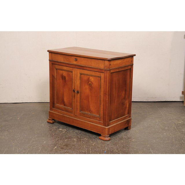 French Antique Cherry Wood 2-Door Cabinet For Sale - Image 12 of 14