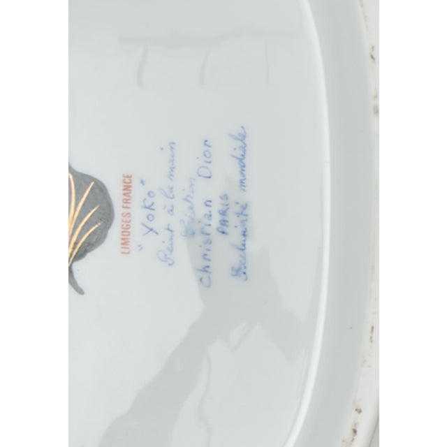 Covered Limoges Porcelain Tureen from Christian Dior, 1986 For Sale - Image 4 of 6