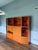 1970s Belgian Modern RVC Royal Viking Contemporary 4-Piece Lighted Wall Unit & Bar, 103" For Sale - Image 10 of 14