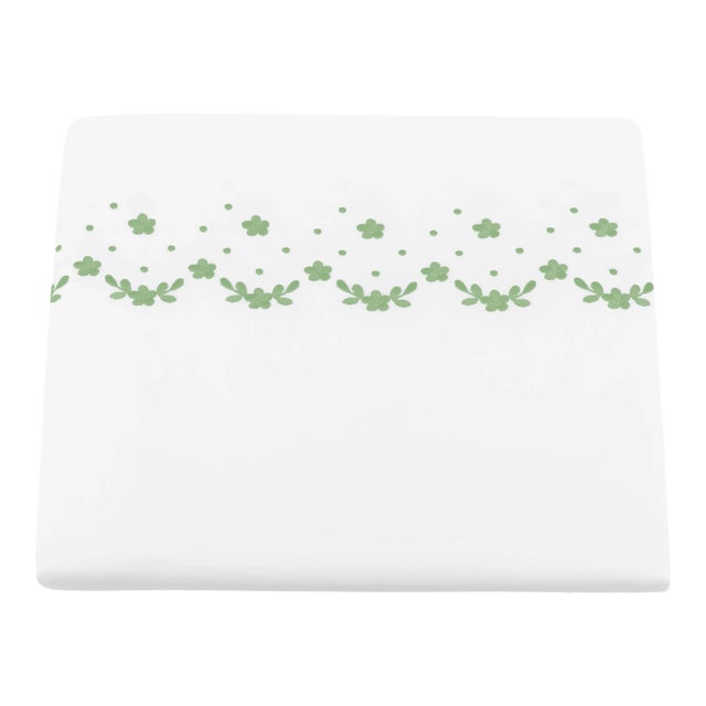 Meadow Queen Duvet Cover in Green For Sale