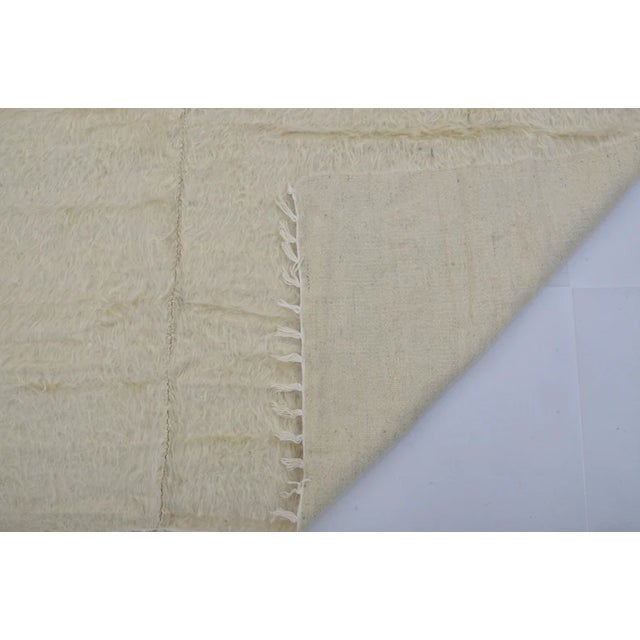 Turkish Vintage Handmade Tülü Rug For Sale - Image 3 of 10