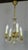 - A very pretty four light chandelier - Made of Murano glass with gold metal work - Central column leads down to four...