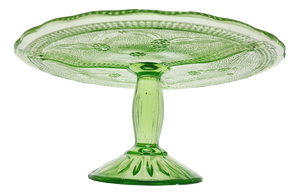Cake Bowl on Stand from Ząbkowice Glassworks, 1970s
