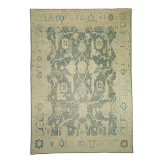 Turkish Oushak Rug 10' x 14'3" #18656 For Sale