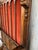 Wood 19th Large Carved Spanish Solid Walnut Hall Stand With Red Velvet Back For Sale - Image 7 of 10