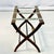 English 1970s Vintage Boho Chic English Style Folding Luggage Rack For Sale - Image 3 of 12