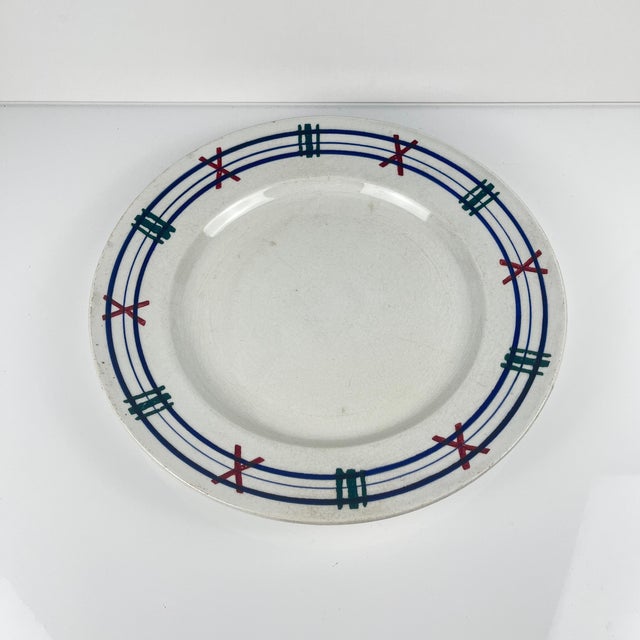 Round Platter from KG Lunéville Tolosa, 1910s For Sale - Image 4 of 10
