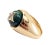 18k Yellow Gold Diamond Malachite Monogram Blossom Signet Ring by Louis Vuitton. Includes Louis Vuitton Box Details: Ring...