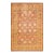 Mogul, One-of-a-Kind Hand-Knotted Area Rug in Orange, 6' 1" x 9' 0" For Sale