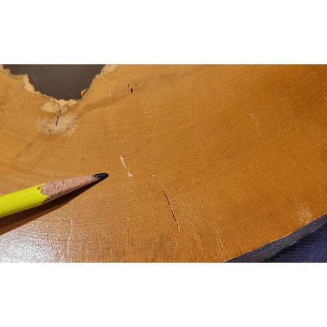 Live Edge Burlwood Mirror For Sale - Image 14 of 14