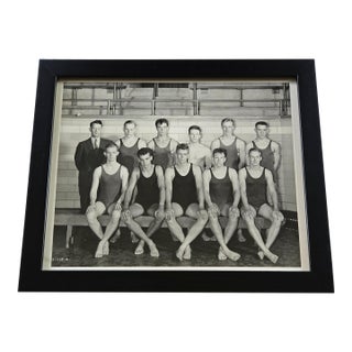 Antique Photograph: University of Minnesota Men's Swimming Team 1940-1941 For Sale