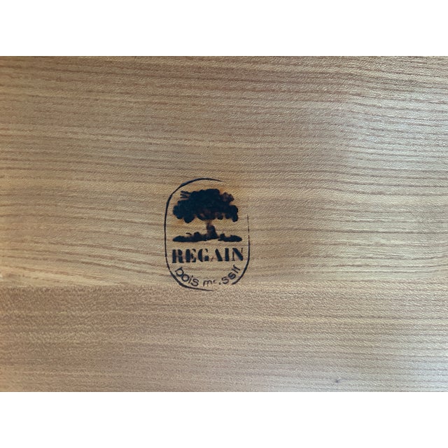 Desk and Chair by Pierre Chapo for Regain, 1960s, Set of 2 For Sale - Image 14 of 15