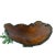 1970s Cherry Burl Bowl by Hoyt G. Brown Signed . Appalachian Folk Art . Live Edge Wood Bowl For Sale - Image 9 of 18