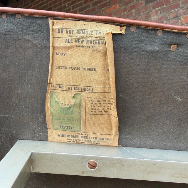 Wood Widdicomb Mueller Aluminum and Wood Side Chair For Sale - Image 7 of 12