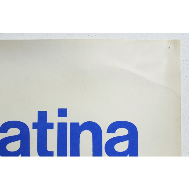 1970s 1970 French Theater Poster - America Latina, No Oficial For Sale - Image 5 of 6