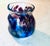 Murano Murano Art Glass Flower Vase Italian Hand Blown Mid-Century Modern For Sale - Image 4 of 9