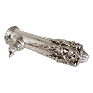 Sterling Silver Pierced Posy Holder by Hugh Crawshaw, Sheffield, 2004 For Sale