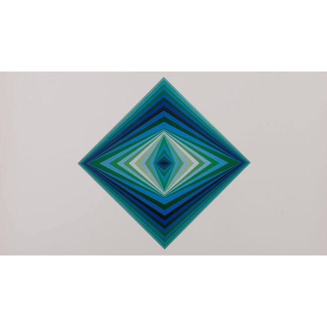 Victor Vasarely, RHOMBUS, Etching For Sale - Image 4 of 6