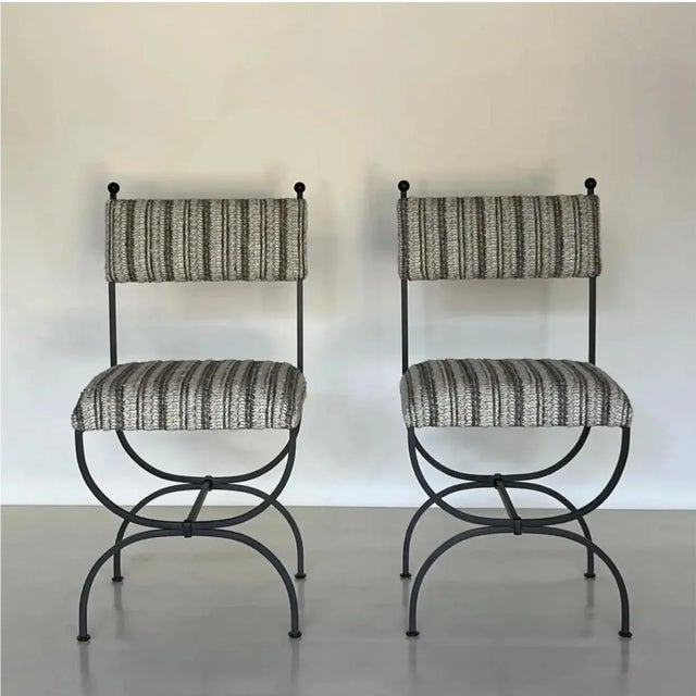 Pair of Arcade Chairs by Design Frères For Sale - Image 10 of 13