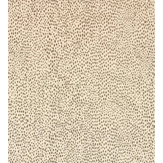 Traditional The House of Scalamandré Raindrop Fabric, Truffle For Sale - Image 3 of 3