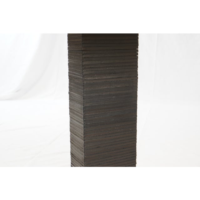 Black Christopher Kreiling Cantilever Infinity Side Table For Sale - Image 8 of 9
