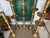 Vintage 1960s Moroccan Etched Brass Pillar Altar Floor Candle Stands = 5 Altars (35 Pieces) For Sale - Image 4 of 15