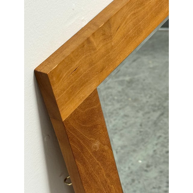 Late 20th Century Contemporary Beveled Glass Wall Mirror For Sale - Image 5 of 12