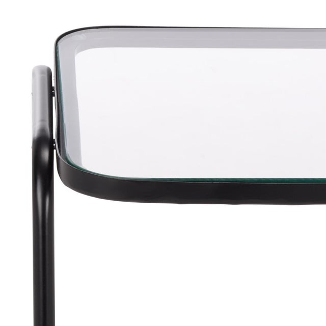 Spritely Home Zunia 2 Tier Accent Table in Black For Sale - Image 4 of 8