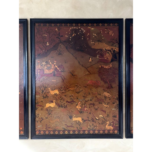 Mughal School, Heroine, 18th Century, Oil on Board For Sale - Image 3 of 11