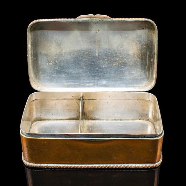 Metal 1910's Small Antique Tobacco Tin For Sale - Image 7 of 9