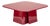Ooma Burgundy Lacquered Glass Dining Table by Reda Amalou Design For Sale