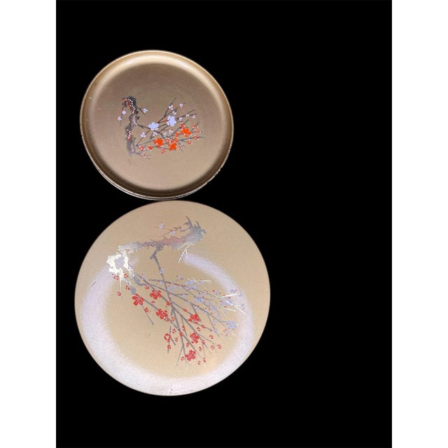 1970s Hand Crafted Otagiri Original Coaster Set, Japan- 5 Pieces For Sale - Image 11 of 12