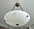 Vintage Directoire Style French Alabaster Pendant Chandelier For Sale In Palm Springs - Image 6 of 17