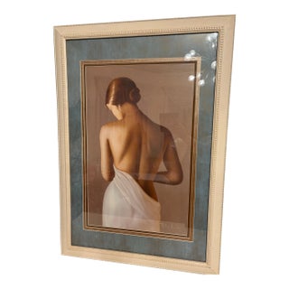 Mid 20th Century "Naked Back" Lithogragh by Phillippe Boudoy For Sale