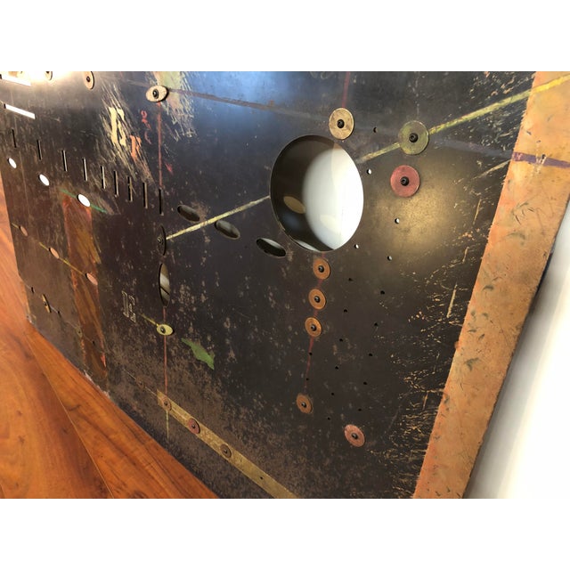 Vintage Sheet Metal Industrial Artworks - a Pair | Chairish